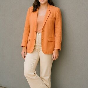 Women’s Ashley Park X RTR. Orange Blazer Jacket Sz XS